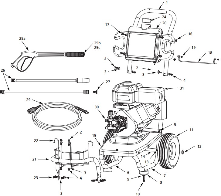Campbell Hausfeld PW2706H1LE owners manual